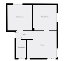 2 Zimmer Wohnung, Top renoviert, ab 01.01.2026, I. OG - Gelsenkirchen Gelsenkirchen-Nord