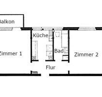 Schöne 2,5 Zimmer mit Süd-Balkon Garage optional - Essen Stadtbezirk III