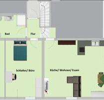 Moderne Wohnung - 2 Zimmer im Dachgeschoss in Welkenbach - Herzogenaurach