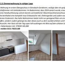 Helle 2,5 Zimmer Wohnung - 615,00 EUR Kaltmiete, in Gerabronn (PLZ: 74582)