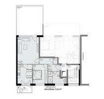 2 Zimmer Whg. 70 m² mit Balkon und Dachterrasse - Bad Driburg