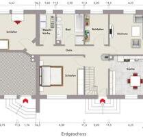 4-Zimmer EG-Wohnung mit 90m² im Zentrum von Emersacker