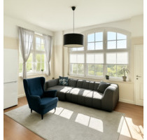 Moderne 4-Zimmer Wohnung in Gründerzeit-Villa mit großem Balkon und Stellplatz - Arnsdorf