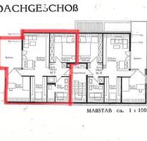 Horb-Nordstetten 3 Zimmer Dachgeschosswohnung mit Balkon - Horb am Neckar