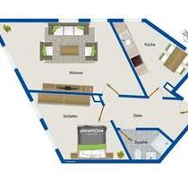 Möblierte 2-Raum-Wohnung, WG-geeignet & zentral - Leipzig Altwest