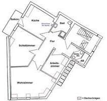 3-Zimmer Dachgeschosswohnung - 595,00 EUR Kaltmiete, ca.  80,00 m² in Meppen (PLZ: 49716)