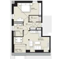 Erstbezug- Moderne Dachgeschoss 2-Zimmer Wohnung in Großburgwedel - Langenhagen Engelbostel