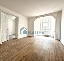 Stilvolle 4-Zimmer Wohnung in Altbau mit Erker, neuer Einbauküche, Balkon, frisch renoviert - Schwerin