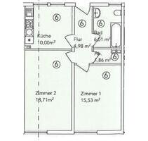 Erstbezug nach Renovierung 2-Zimmer Wohnung in Mannheimer Neckarstadt West