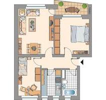 Tolle Lage, 3,5 Zimmer in der ersten Etage mit Balkon und Wannenbad - Gelsenkirchen Resse
