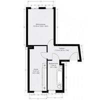 Ein Zimmerwohnung - 625,00 EUR Kaltmiete, ca.  42,00 m² in Leipzig (PLZ: 04347) Nordost