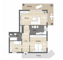 3-Zimmer Wohnung UG - 710,00 EUR Kaltmiete, ca.  64,56 m² in Schwäbisch Hall (PLZ: 74523)