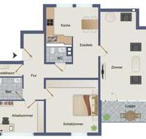 Renovierte 3 Zimmer Wohnung mit Loggia in Hombruch Dortmund Süden