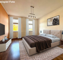 STOPP!!!! Renovierte 4 Zimmer Wohnung & kostenfreien Studio im DG - Waldheim
