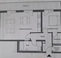 2 Zimmer Wohnung 71.2 mit Balkon - Deggendorf