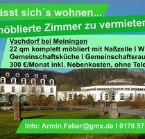 möblierte Zimmer in Vachdorf bei Meiningen