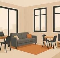 1 Zimmer Apartment, möbliert inkl. Wärmepumpe - Unna