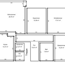 Erstbezug nach Sanierung: 4-Zimmer OG-Wohnung in 2-Familien-Haus - Dörverden