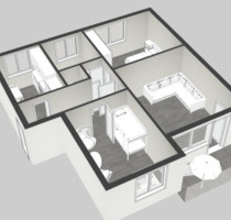 EG Wohnung 3 Zimmer in Zeven - 715,00 EUR Kaltmiete, ca.  72,00 m² in Zeven (PLZ: 27404)