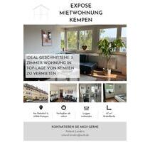 Miete - schicke 3-Zimmer-Wohnung am Bahnhof mit Garage - Kempen