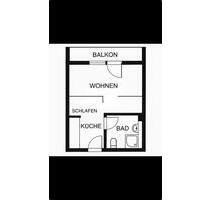1 Zimmer Apartment Wohnung mit Balkon - Pocking