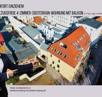 *bezugsfrei* Moderne 4-Zimmer Souterrain- Wohnung in Top Lage in Merseburg