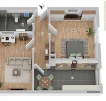 2 Zimmer Wohnung Gartenstadt kernsaniert teilmöbliert - Bamberg Bamberg-Ost