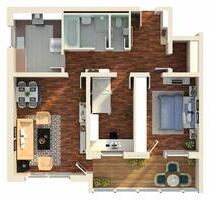 Moderne 3 Zimmer Wohnung - 1.200,00 EUR Kaltmiete, ca.  87,00 m² in Trostberg (PLZ: 83308)