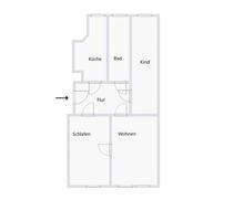 3 Zimmer Wohnung - Südvorstadt (Südplatz) - Leipzig