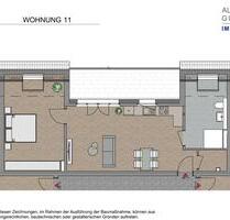 Exkusive 2 Zimmer Dachgeschoss-Wohnung zur Miete-Erstbezug - Oberhausen Alsfeld