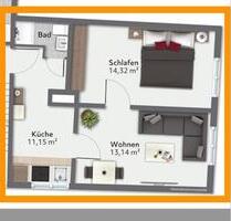 Zentrale 2 Zimmer Wohnung in Ober Mörlen - frisch revoniert - Ober-Mörlen