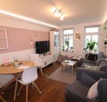 3-Zimmer | Kernsanierte Jugendstilwohnung mit Balkon & EBK in Le - Leipzig Mitte