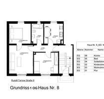 3 Zimmer Wohnung 1OG - 400,00 EUR Kaltmiete, ca.  62,08 m² in Boizenburg/Elbe (PLZ: 19258)