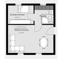 2 Zimmer Wohnung in BogenFurth - 400,00 EUR Kaltmiete, in Bogen (PLZ: 94327)