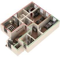 1 Zimmer Apartment 32qm mit extra Küche und Bad - Pirmasens Fehrbach
