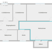 4 Zimmer Wohnung mit Balkon- Scholven - Gelsenkirchen Gelsenkirchen-Nord
