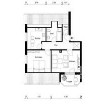 2,5 Zimmer DG-Wohnung mit EBK und Einzelgarage - Kaufbeuren