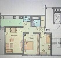 Untermiete bis 01.03.2026 - 3 Zimmer Wohnung mit EBK in Daxlanden - Karlsruhe