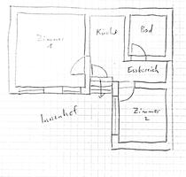 2 Zimmer Wohnung - ohne Schufa - 1.300,00 EUR Kaltmiete, in Karlsruhe (PLZ: 76135) Beiertheim-Bulach