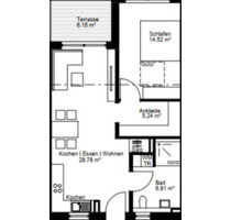 2-Zimmer Wohnung im EG zu vermieten in 89281 Altenstadt
