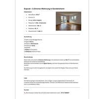 3- Zimmer Wohnung zu vermieten - 1.100,00 EUR Kaltmiete, in Gondelsheim (PLZ: 75053)