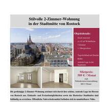 Nachmieter 2 Zimmer Wohnung (62qm) Innenstadt Rostock