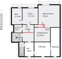 Souterrain Wohnung: 2 Zimmer +Küche, Bad 85qm 600 EUR Kalt - Biblis