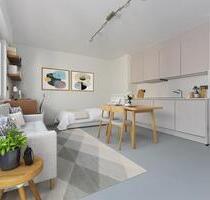 Stilvolle 1-Zimmer-Wohnung mit großem Balkon & neuer Küche in ruhiger Lage von Stuttgart-Wangen