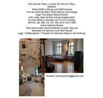 WG Zimmer ab sofort, zentral und hell - Berlin Pankow