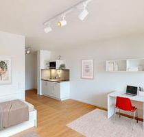 Möbliertes 1-Zimmer-Apartment mit Einbauküche und Balkon - Offenbach am Main Bieberer Berg