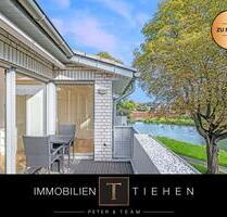 Wohnen am Wasser – mitten in Meppen: 3-Zimmer Obergeschosswohnung mit neuer Gastherme an der Ems!