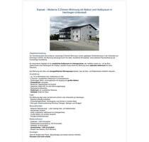 Moderne 2 Zimmer Neubauwohnung in Hechingen, Balkon & Hobbyraum! - Bodelshausen