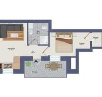 Neubauwohnung EG Whg. 2 - 1,5 Zimmer Sophienstraße Diepholz