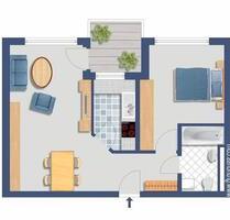 Neckarsulm Amorbach 2 Zimmer Wohnung